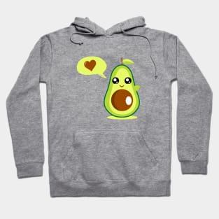 Kawaii avocado Hoodie